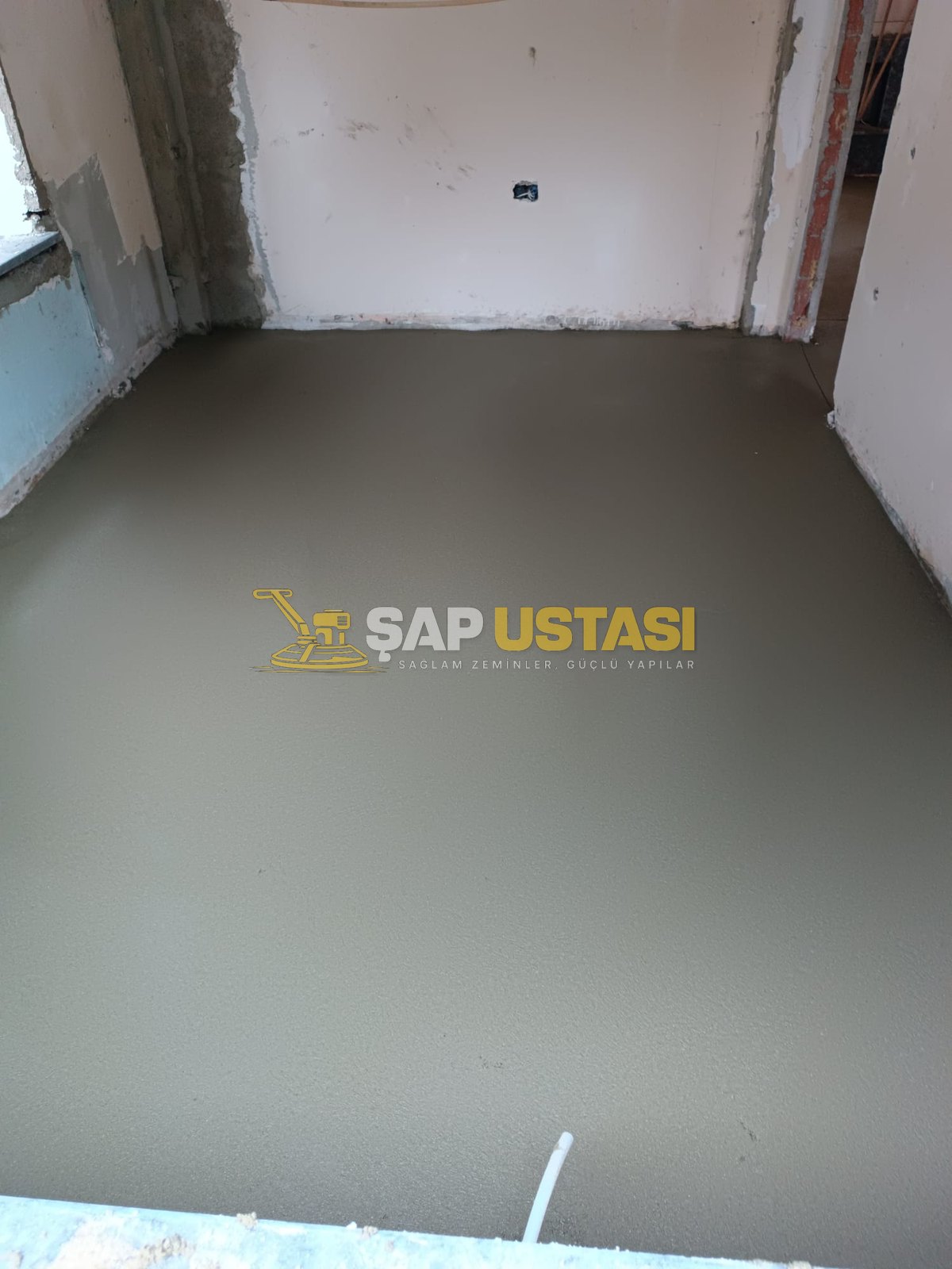 İç mekân şap teslimi