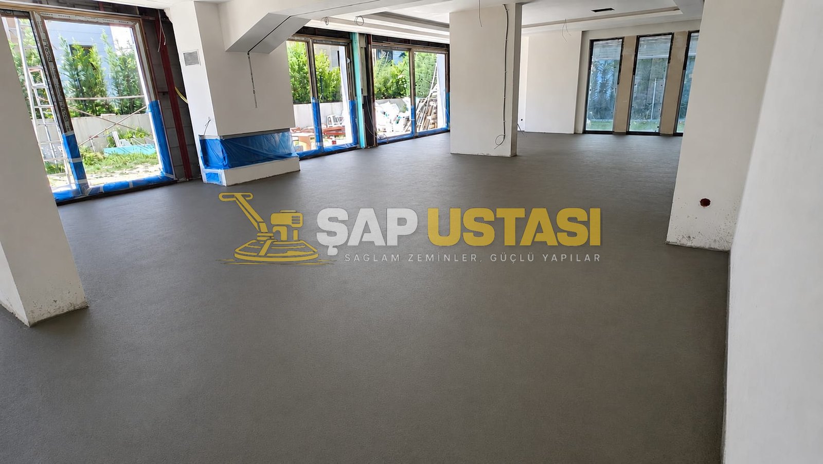 Yaş şap yüzeyi