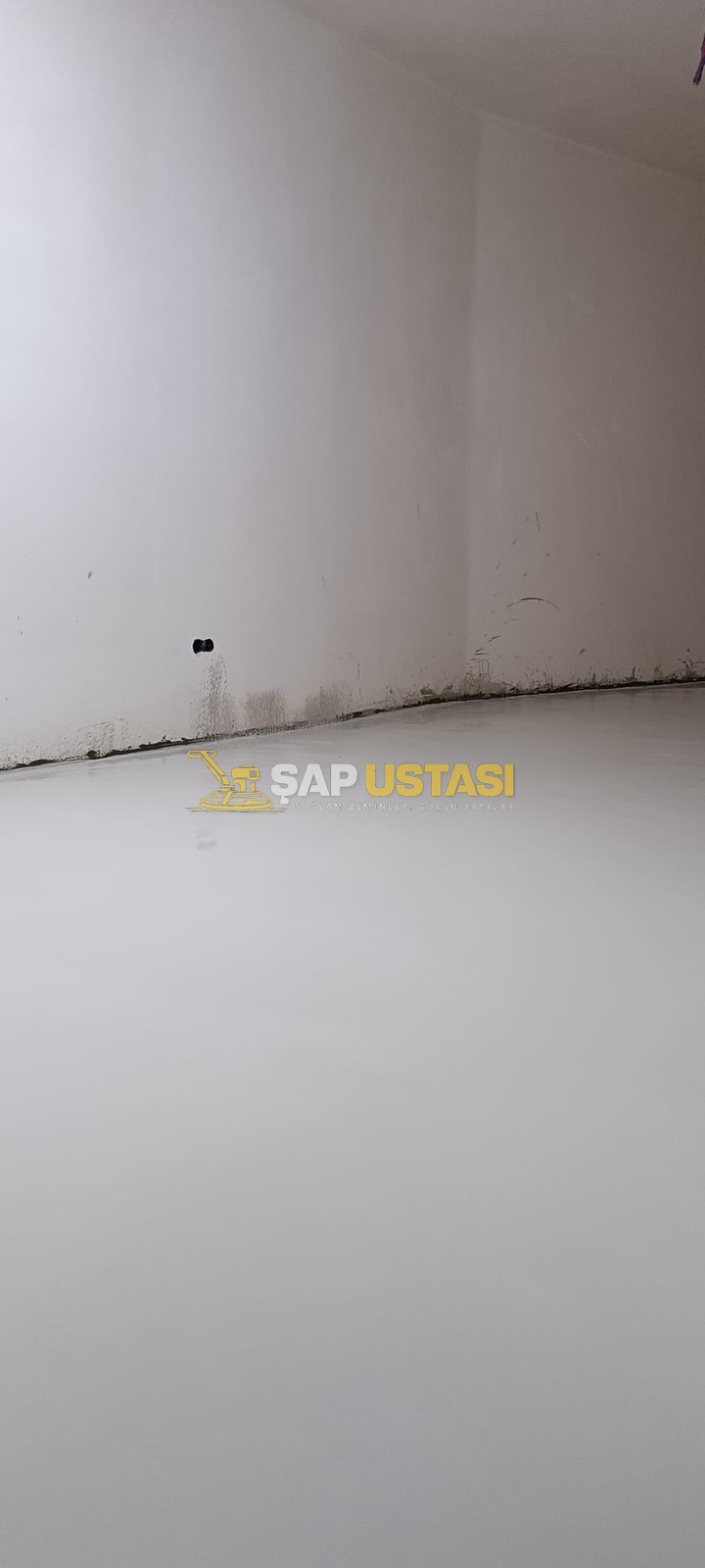 Kapalı alanda şap işi